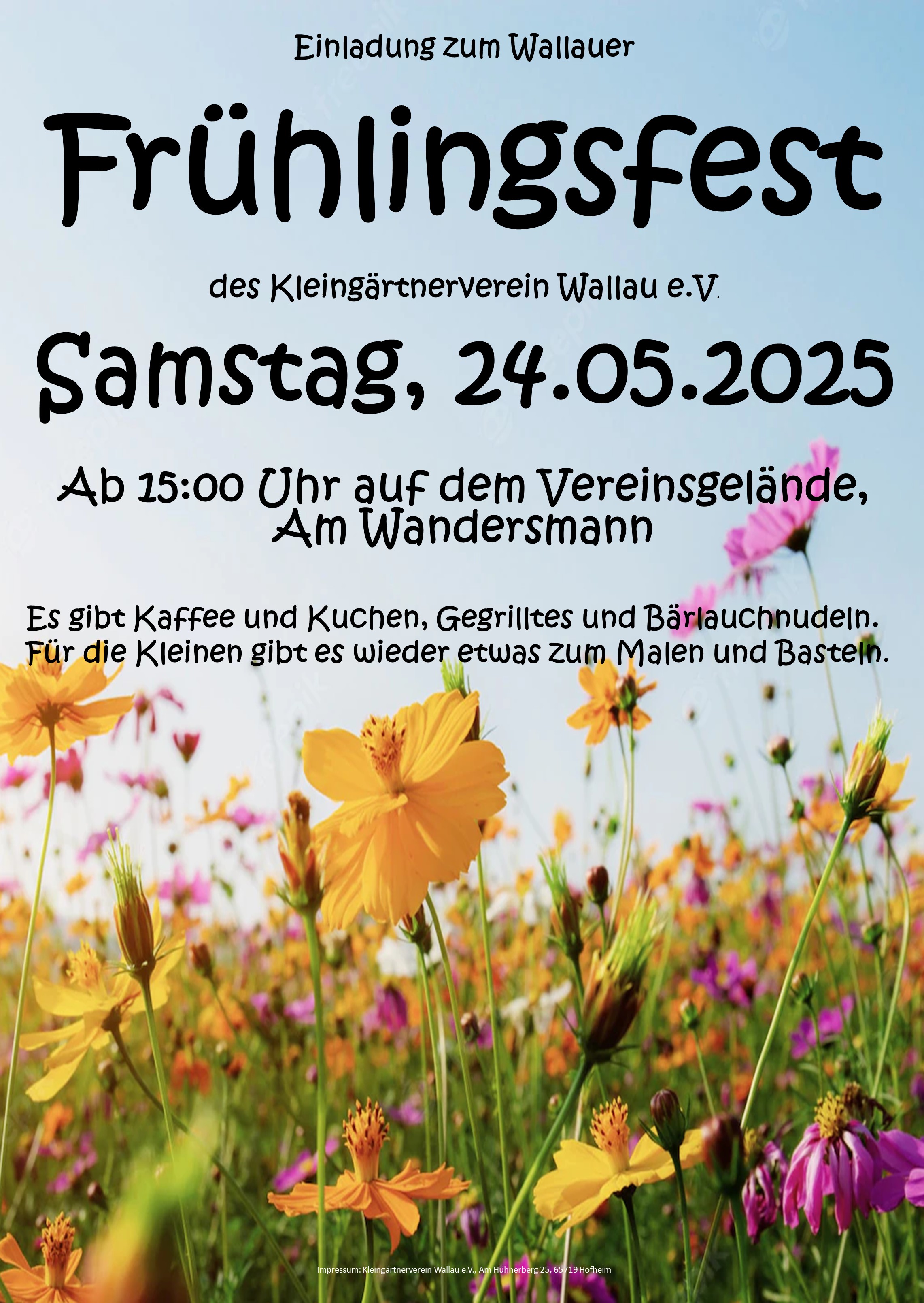 Plakat Fruehlingsfest 2025